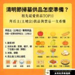 清明節掃墓供品怎麼準備？祖先最愛供品top10、拜后土(土地公)供品與禁忌一次看懂 (1)